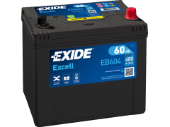 Exide Startbatteri EXCELL 12V 60AH 480CCA