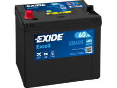 Exide Startbatteri EXCELL 12V 60AH 480CCA