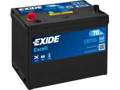 Exide Startbatteri EXCELL 12V 70AH 540CCA
