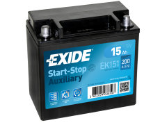 Exide Startbatteri Start/Stop AGM 12V 15AH 200CCA