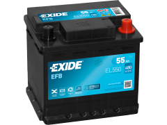 Exide Startbatteri Start/Stop EFB 12V 55AH 530CCA