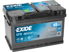 Exide Startbatteri Start/Stop EFB 12V 65AH 650CCA