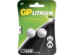 GP Lithium Knapceller CR2430