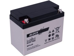 Intact Block-Power AGM Batteri 6V 20AH