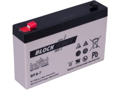Intact Block-Power AGM Batteri 6V 7AH