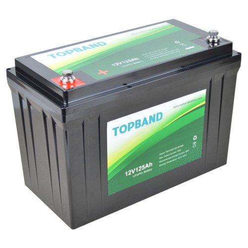 Kommunist rent skab Lithium batteri 12V 125AH Heat Topband