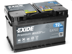 Exide Startbatteri Premium 12V 72AH 720CCA