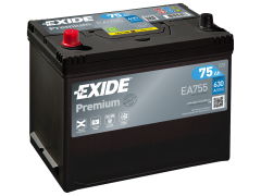 Exide Startbatteri Premium 12V 75AH 630CCA