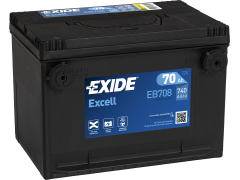 Exide Startbatteri EXCELL 12V 70AH 740CCA