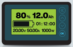 Display indikator til Exide LTB lithium