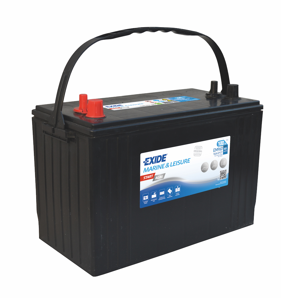 EXIDE MARINE START AGM EM960 12V 100AH main image 0