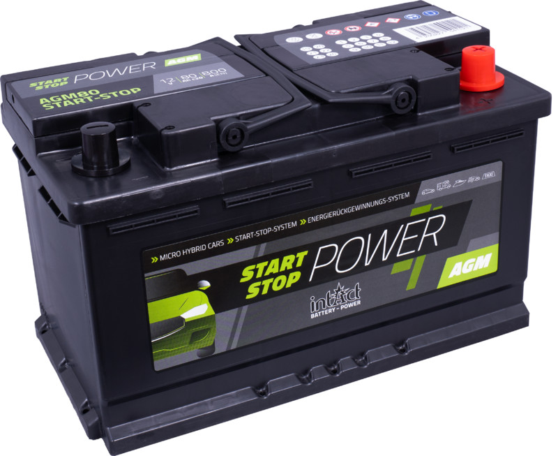 IntAct Start-Stop-Power Batteri AGM 12V 80AH 800EN