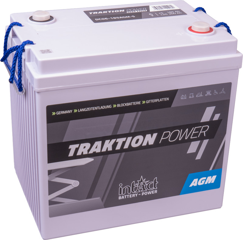 Intact Traktion Power Deepcycle AGM Batteri 6V 185/200AH